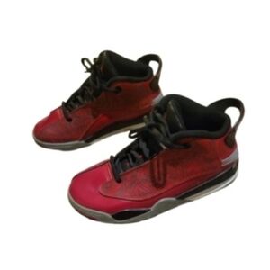 Kids/Boys JORDAN DUB ZERO Red And Black Size 2Y